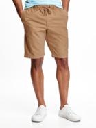 Old Navy Twill Jogger Shorts For Men 10 - Toast Of The Town