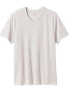 Old Navy Mens Classic V Neck Tees Size Xxl Big - Heather Oatmeal