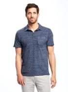 Old Navy Pocket Polo For Men - Beetle Blue Heather