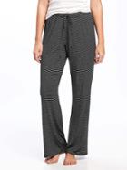 Old Navy Jersey Lounge Pants For Women - O.n. New Black Stripe