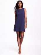 Old Navy French Terry Embroidered Shift Dress For Women - Over The Moon