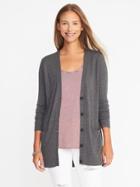 Old Navy Womens Boyfriend V-neck Cardi For Women Medium Charcoal Gray Size M