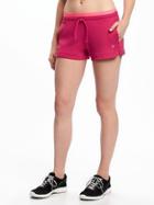 Old Navy Semi Fitted Go Dry Cool Training Shorts For Women 3 1/2 - Party Started Pink