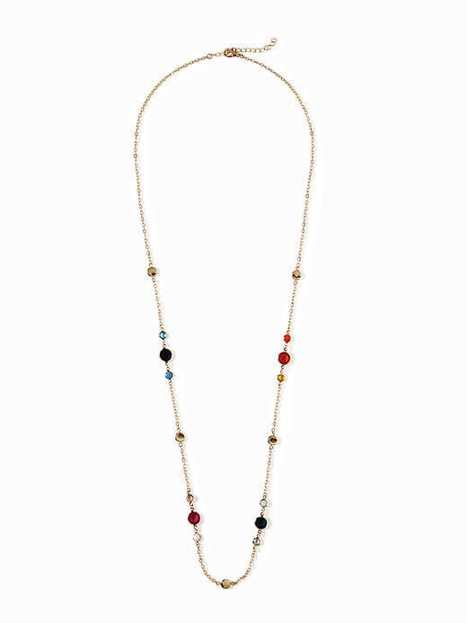 Old Navy Multicolored Stone Necklace For Womem - Multi Color
