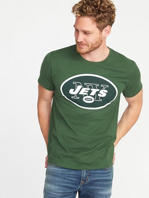 Old Navy Mens Nfl Team Graphic Tee For Men Jets Size S