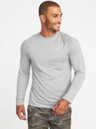 Old Navy Mens Go-dry Eco Performance Tee For Men Heather Gray Size Xs