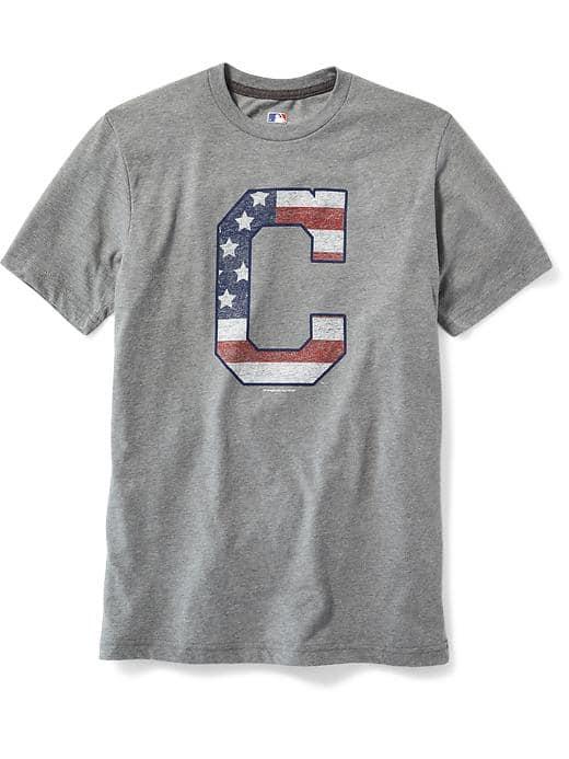 Old Navy Mlb Team Crew Neck Tee For Men - Cleveland Indians