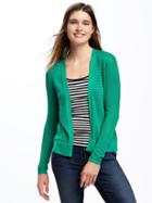 Old Navy Textured Short Cardi For Women - Dreamy Green