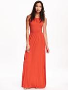 Old Navy Sleeveless Jersey Maxi Dress For Women - Orange You Cute