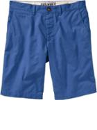 Old Navy Mens Slim Fit Twill Shorts 9 1/2&quot; - Blue Typhoon