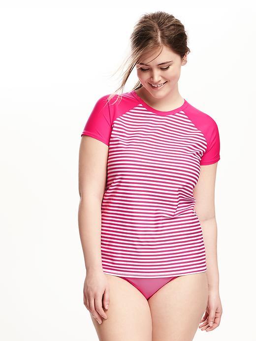 Old Navy Short Sleeve Plus - Flaming Flamingo Top