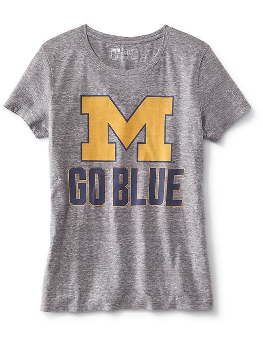 Old Navy Ncaa Crew Neck Tee For Women - University Of Michigan
