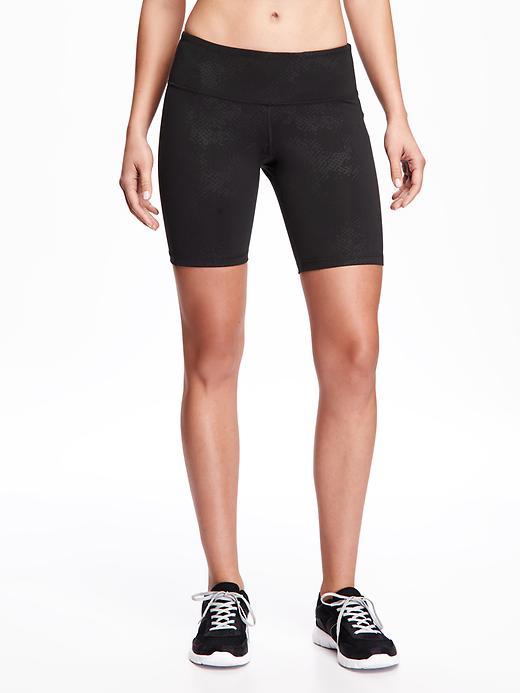 Old Navy Go Dry Cool Compression Shorts 8 - Black Print Jas