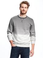 Old Navy Dip Dye Fleece Sweatshirt For Men - Lead Pipe