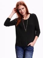 Old Navy Raglan Sleeve Cocoontee - Black