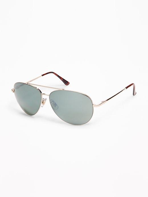 Old Navy Mens Aviator Sunglasses For Men Gold Size One Size