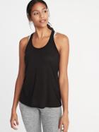 Old Navy Womens Racerback Performance Tank For Women Black Size Xs