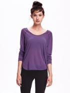 Old Navy Active Long Sleeve Top For Women - We The Purple