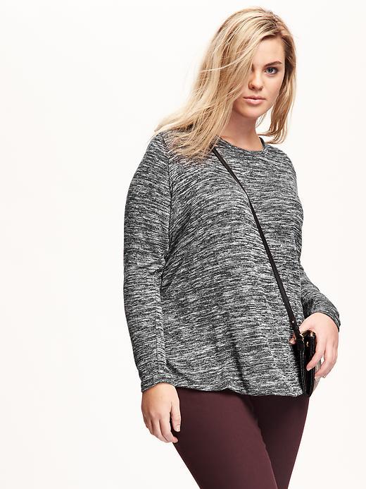 Old Navy Tulip Back Plus Size Sweater Size 1x Plus - Black