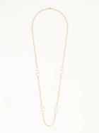 Old Navy Double Strand Ring Necklace For Women - Gold
