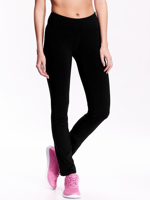 Old Navy Womens Go Dry Compression Straight Pants Size L Tall - Blackjack