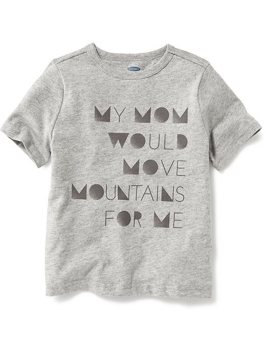 Old Navy Graphic Tee - Faux Heather Grey