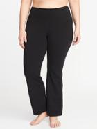 Old Navy Womens High-rise Plus-size Boot-cut Yoga Pants Black Size 1x