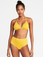Textured Triangle-bikini Top For Women