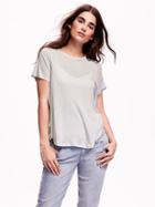 Old Navy Crew Neck Tulip Tee - Mint Dish