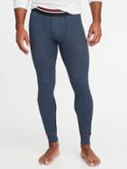 Old Navy Mens Thermal-knit Long-john Pants For Men Navy Blue Size L