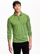 Old Navy Mens Go Dry 1/4 Zip Pullover Size Xxl Big - Glow Worm