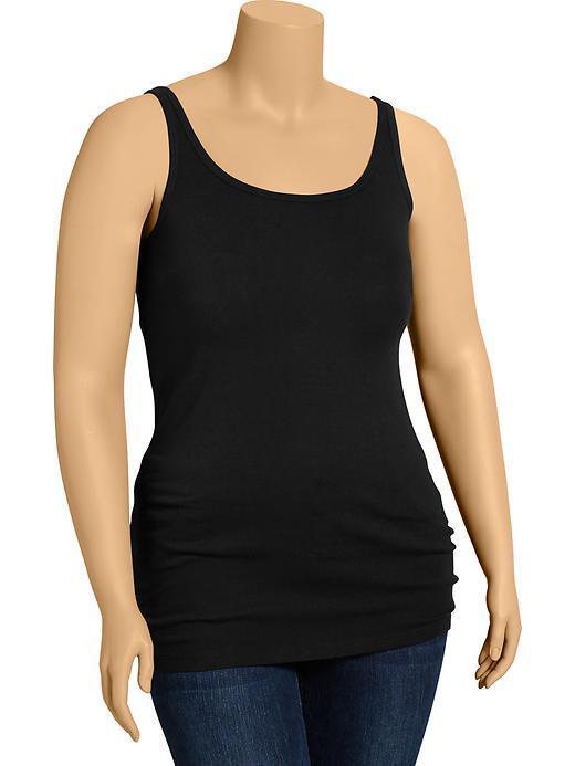 Old Navy Womens Plus Jersey Stretch Tamis - Black Jack