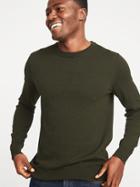 Old Navy Mens Crew-neck Sweater For Men Olive Heather Size M