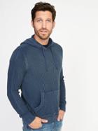 Old Navy Mens Garment-dyed Sweater Hoodie For Men In The Navy Size M