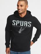 Old Navy Mens Nba Team-graphic Pullover Hoodie For Men San Antonio Spurs Size S