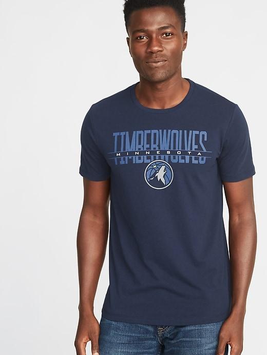 Old Navy Mens Nba Team Graphic Tee For Men Timberwolves Size Xl