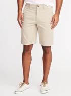 Old Navy Mens Slim Ultimate Built-in Flex Shorts For Men (10) A Stone';s Throw Size 34w