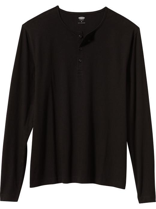 Old Navy Mens Henley Tee Size Xxl Big - Blackjack