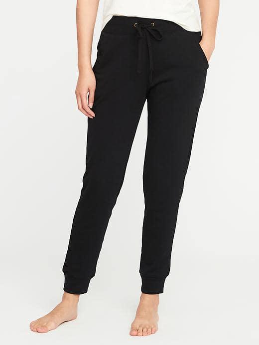 Old Navy French Terry Lounge Joggers For Women - Blackjack