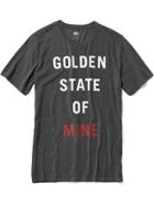 Old Navy Short Sleeve Graphic Tee For Men - Dark Charcoal Gray
