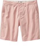 Old Navy Mens Slim Fit Twill Shorts 9 1/2&quot; Size 30w - Blush Hue