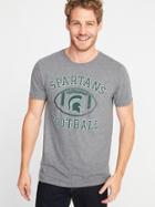 Old Navy Mens Ncaa Crew-neck Tee For Men Michigan State Size Xxl