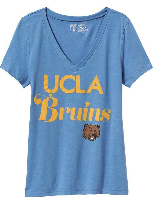 Old Navy Womens College Team V Neck Tee Size L - Ucla