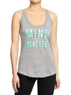 Womens Active Godry Graphic Tanks Size Xl - Medium Gray