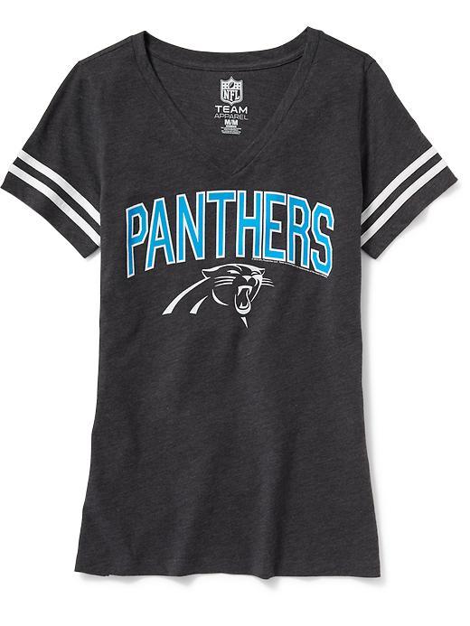 Old Navy Nfl V Neck Tee For Women - Panthers