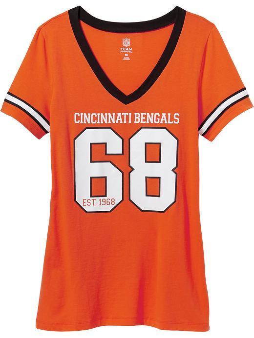 Old Navy Womens Nfl Team V Neck Tees - Bengals
