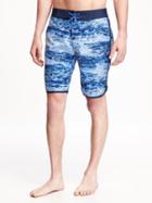 Old Navy Patterned Board Shorts For Men 9 - Blue It Off
