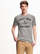 Old Navy Humor Graphic Tee For Men - Dark Heather Grey