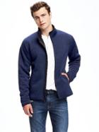 Old Navy Mock Neck Full Zip Jacket For Men - Night Flight