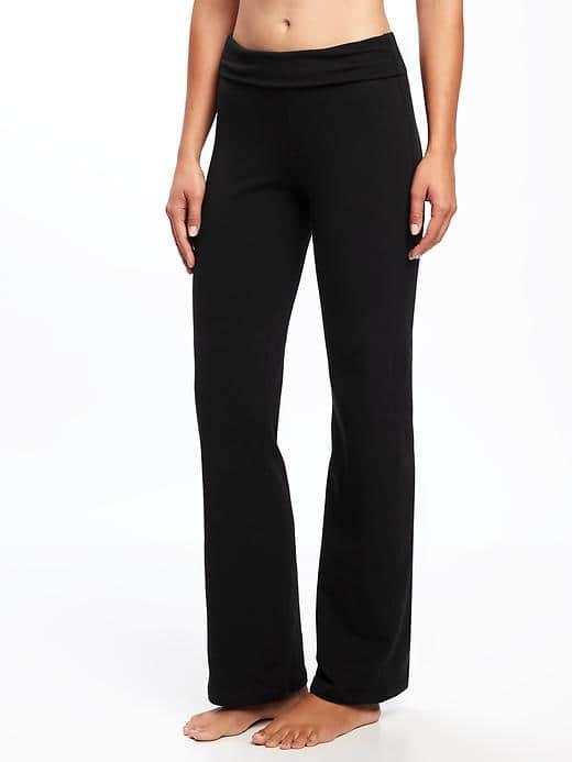 Old Navy Wide Leg Yoga Pants For Women - Black